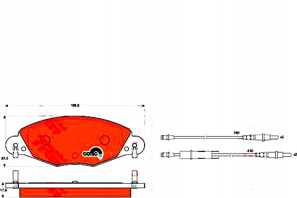фото №1, Trw тормозные колодки тормозные citroen перед c5 trw
