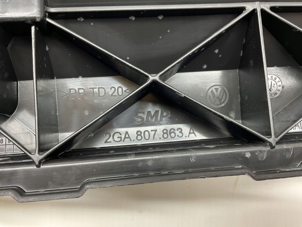 фото №6, Направляющая кронштейн бампера задняя vw t-roc 17- 2ga807863a