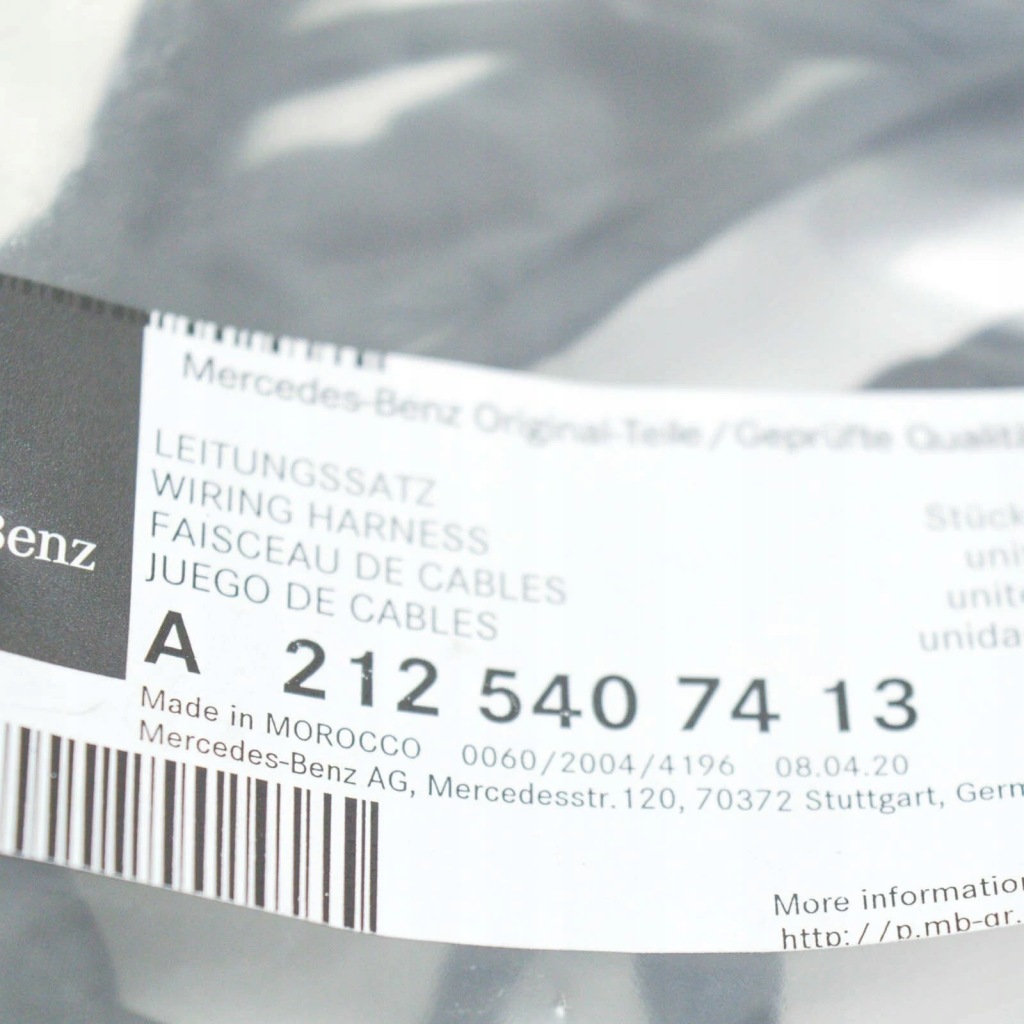 Купить Mb e w212 передний бампер парктроник жгут электрическая a2125407413 oem