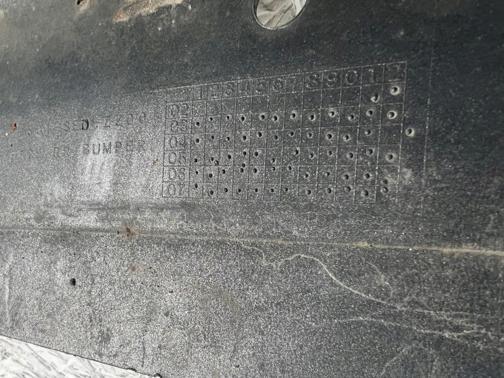 фото №8, Бампер задняя задний honda accord 7 vii 02- kombi