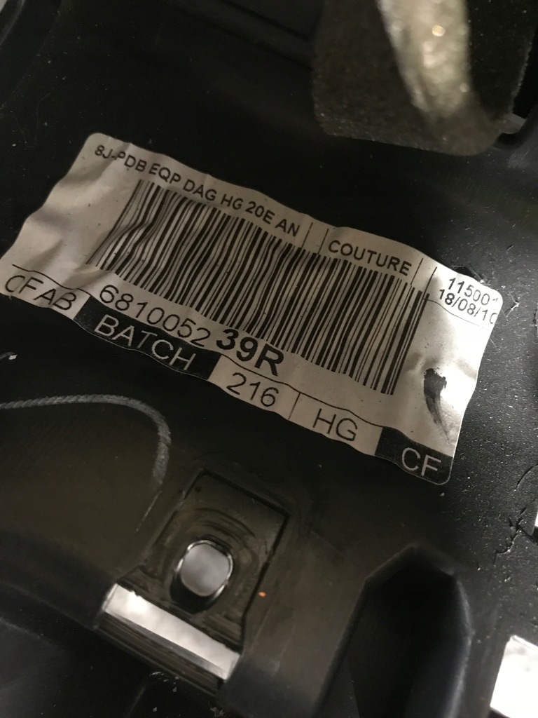 фото №10, Панель приладів консоль подушка ремені clio iii 681005239r