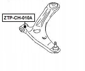 фото №2, Втулка рычаг перед нижний jeep compass 06-