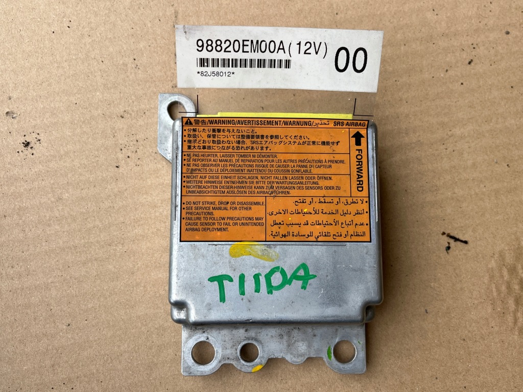 Купить Датчик модуль подушка безопасности nissan tiida 2004-2012 98820em00a00