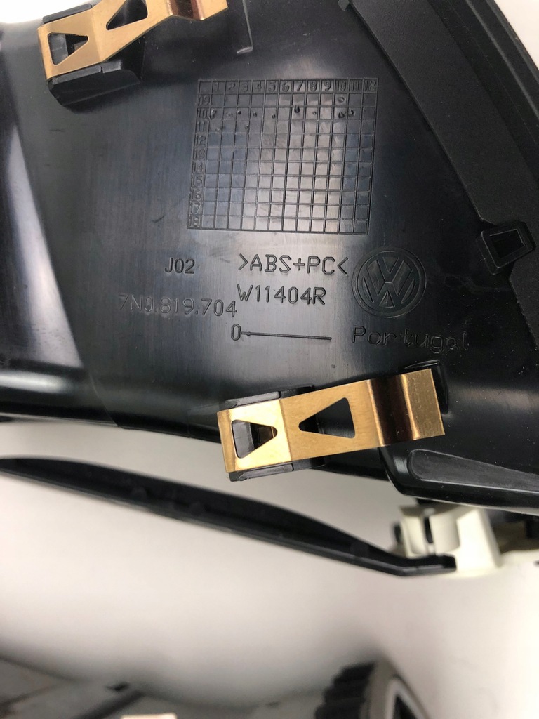 фото №8, Vw sharan повітропровід панелі правий перед 7n0819704d