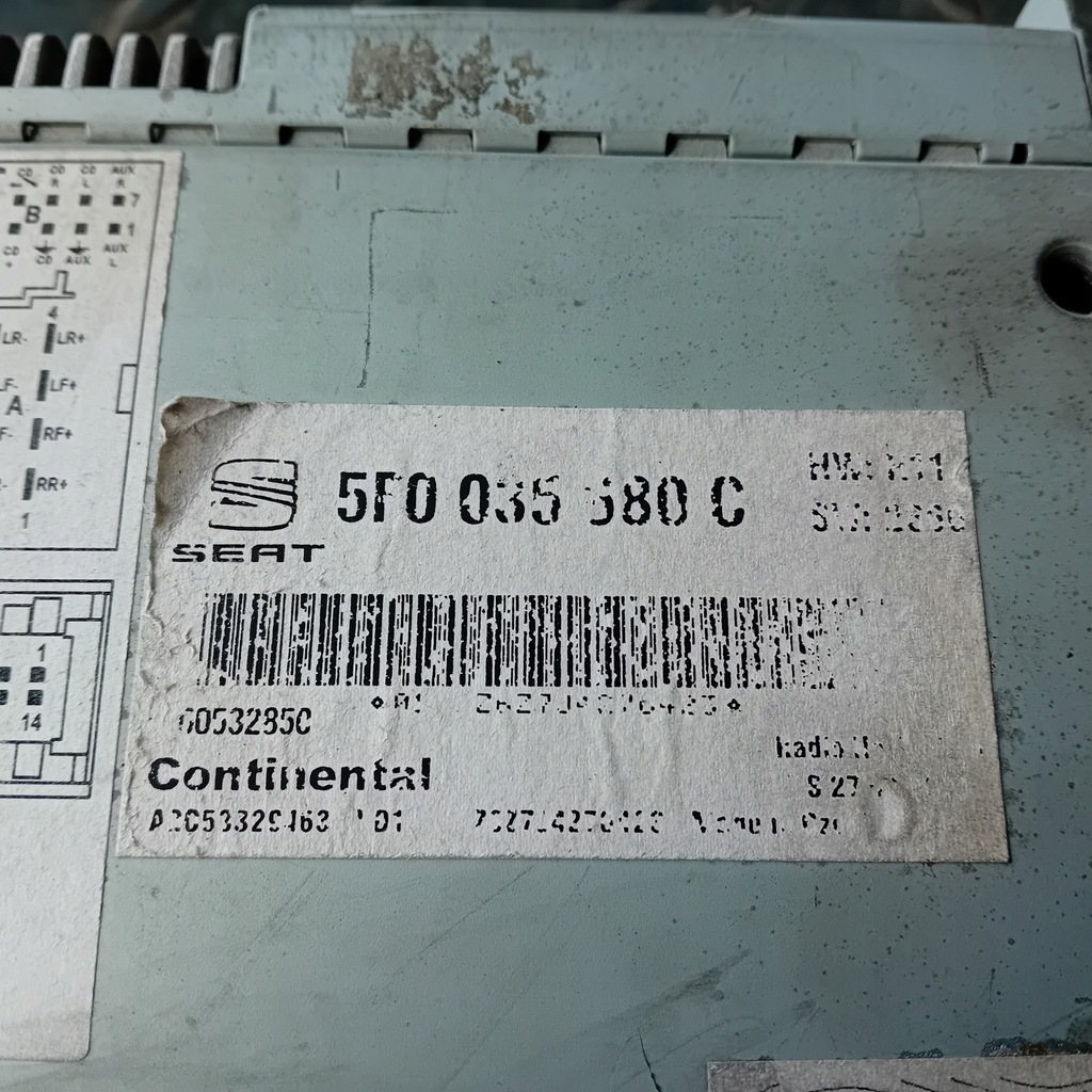 фото №3, Seat радио 8p0035580c