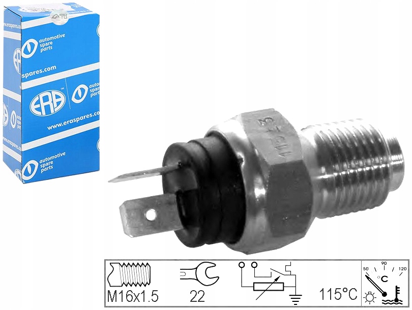 фото №1, Датчик температури рідина радіатора era 5969930 48