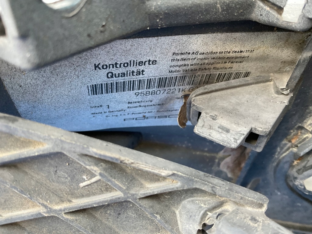 Бампер перед передний porsche macan 95b 2022-drugi lift 95b807221k оригинал с Разборки