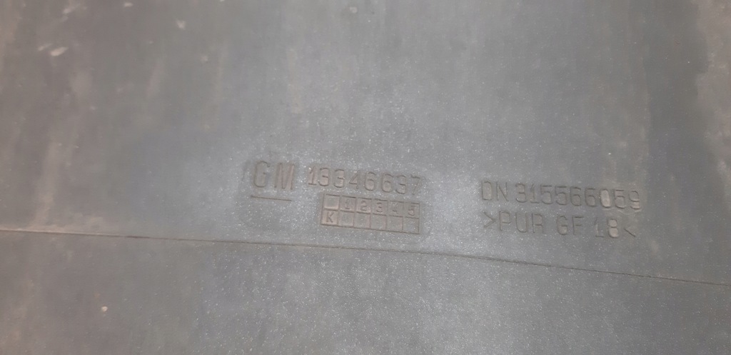 Спойлер бампера задній opel astra j iv gtc 13346637 Оригінал