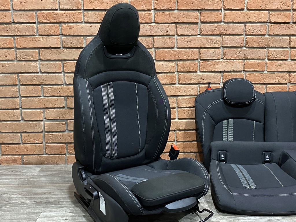 фото №7, Mini cooper f56 jcw сиденья заднее сиденье обшивки комплект