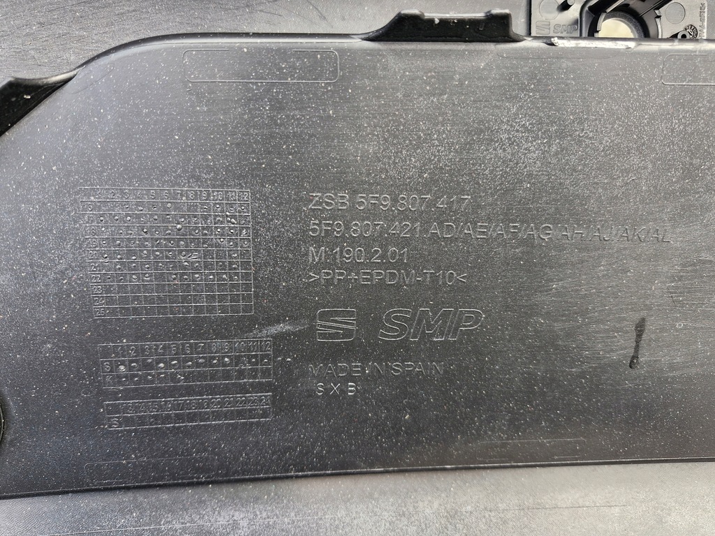 фото №14, Seat leon iii 5f kombi бампер задня задній 5f9807421 спойлер