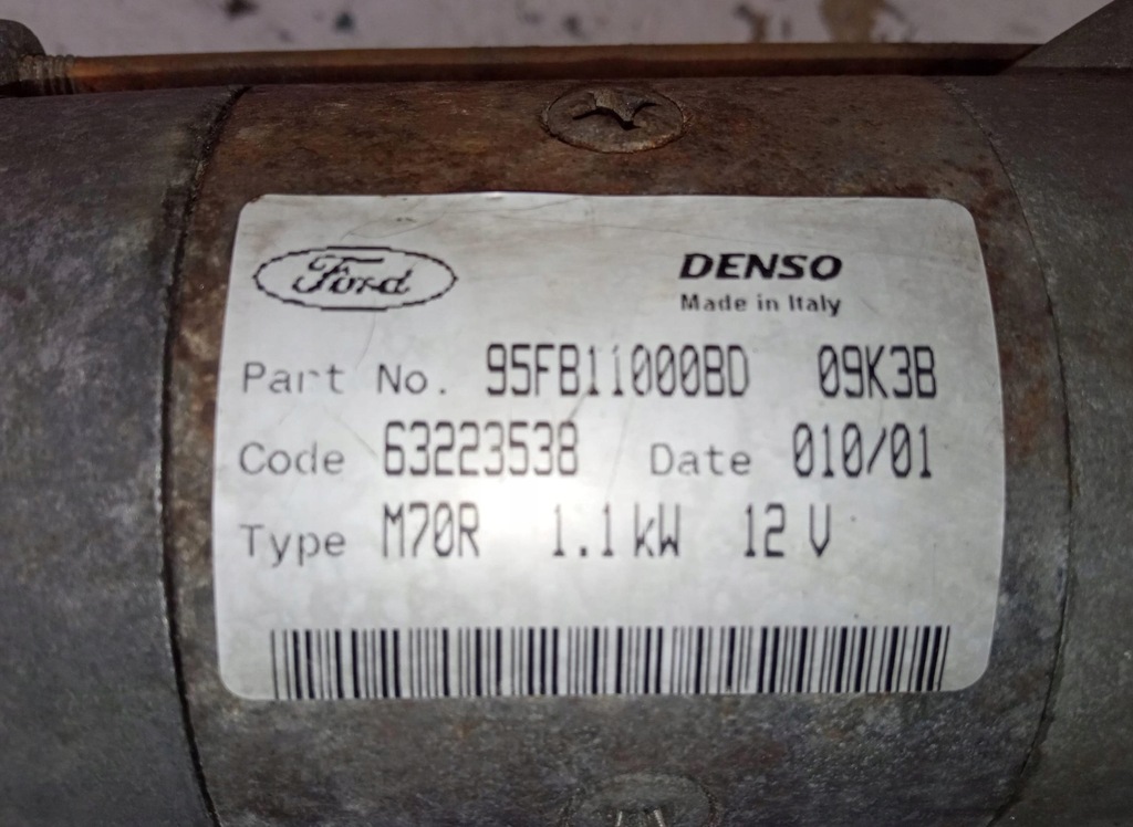 фото №7, Стартер ford ka 1,3 i