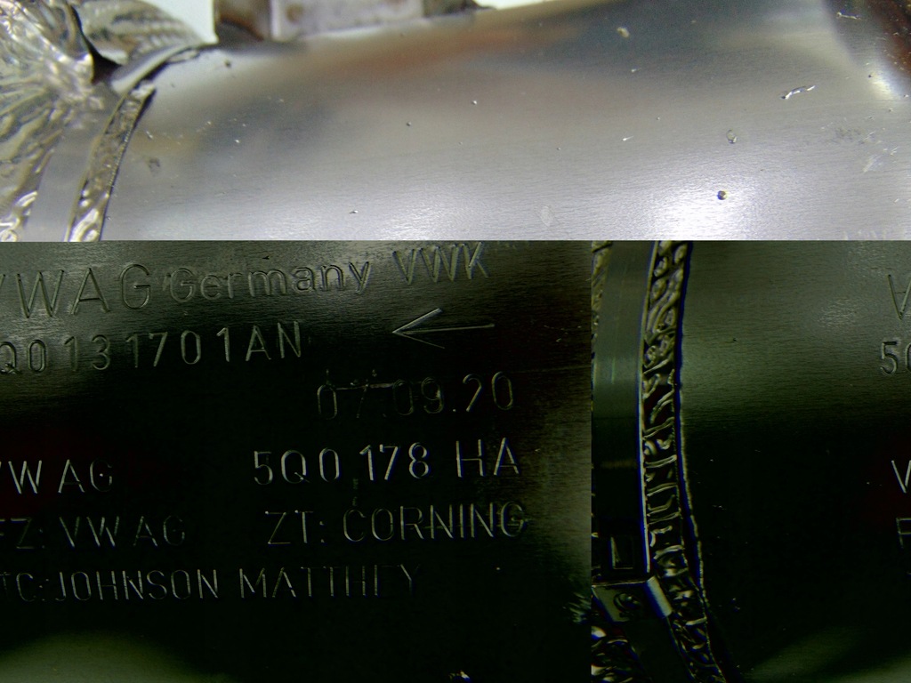 фото №9, Vw passat b8 arteon катализатор 2,0ts 5q0131728a 5q0131701an