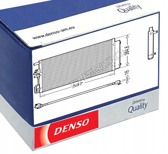 фото №1, Denso dcn41021 конденсатор, кондиционер