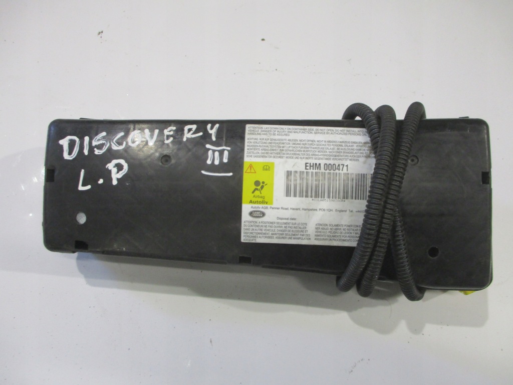 фото №1, Подушка повітряна подушка безпеки сидіння перед ліва лівий land rover discovery iii