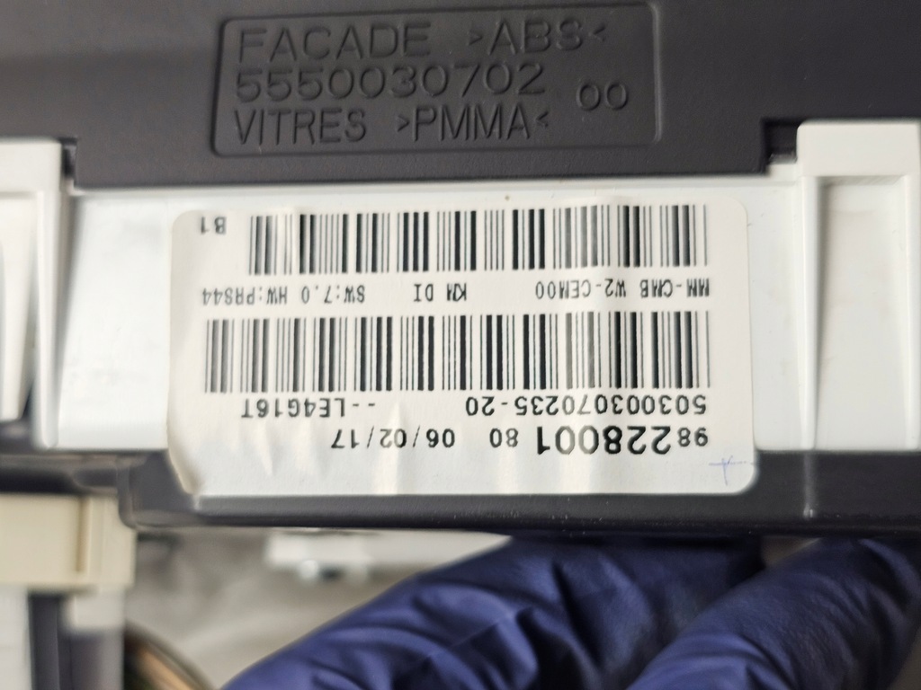 фото №9, Лічильник приладова панель прилади europa peugeot 508 i 9821126480 9822800180