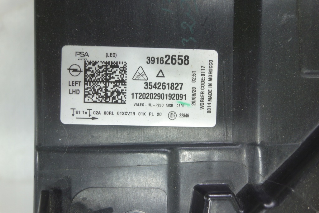 фото №12, Лампа перед левая opel corsa f 2019- full led