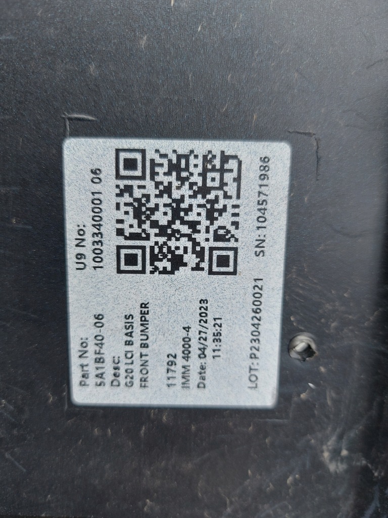 фото №14, Bmw 3 g20 g21 basis lift lci 22- бампер передній перед