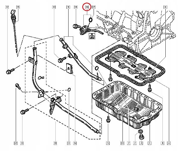 фото №6, Датчик рівня оливи renault master ii 2.5dci 8201151808