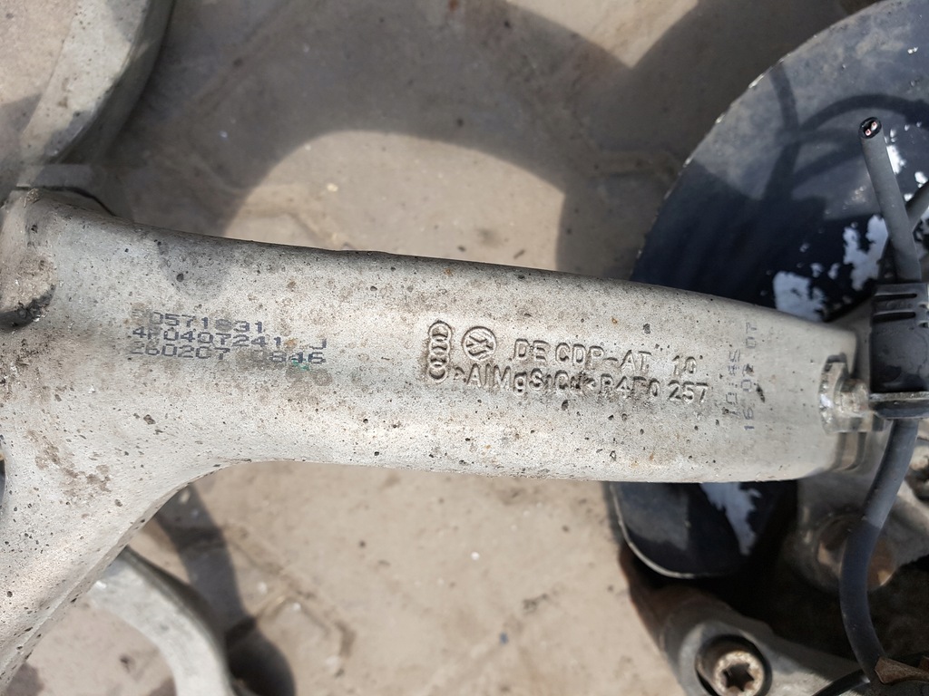 фото №6, Audi a6 c6 allroad 2.7 tdi поворотний кулак ліва перед