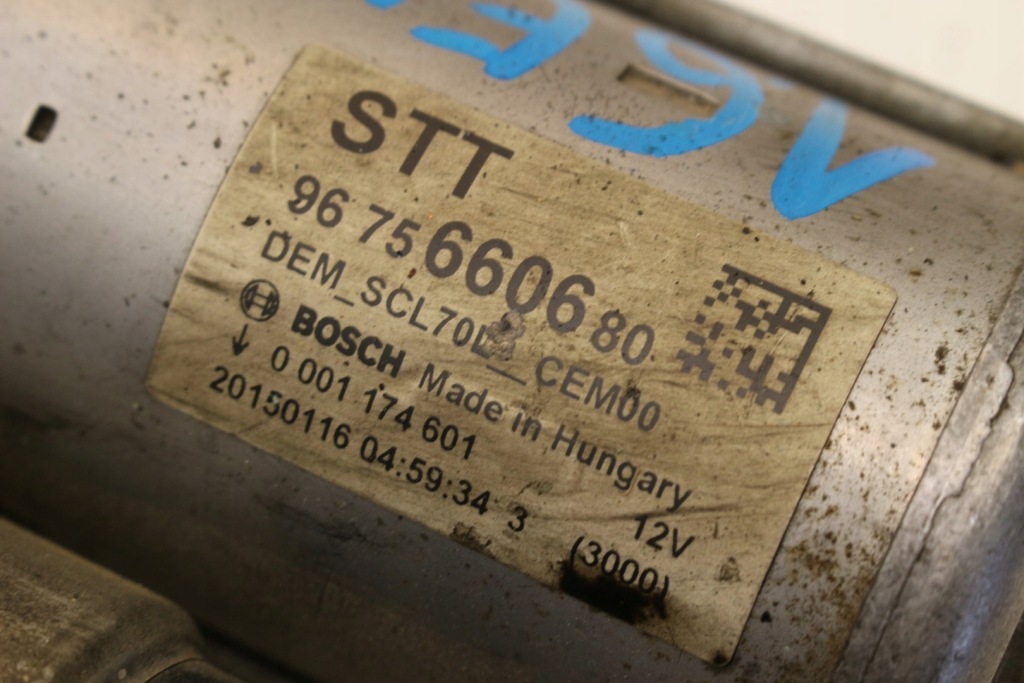 Стартер 9675660680 peugeot 508 1 рестайлинг  1.6 e-hdi с Разборки