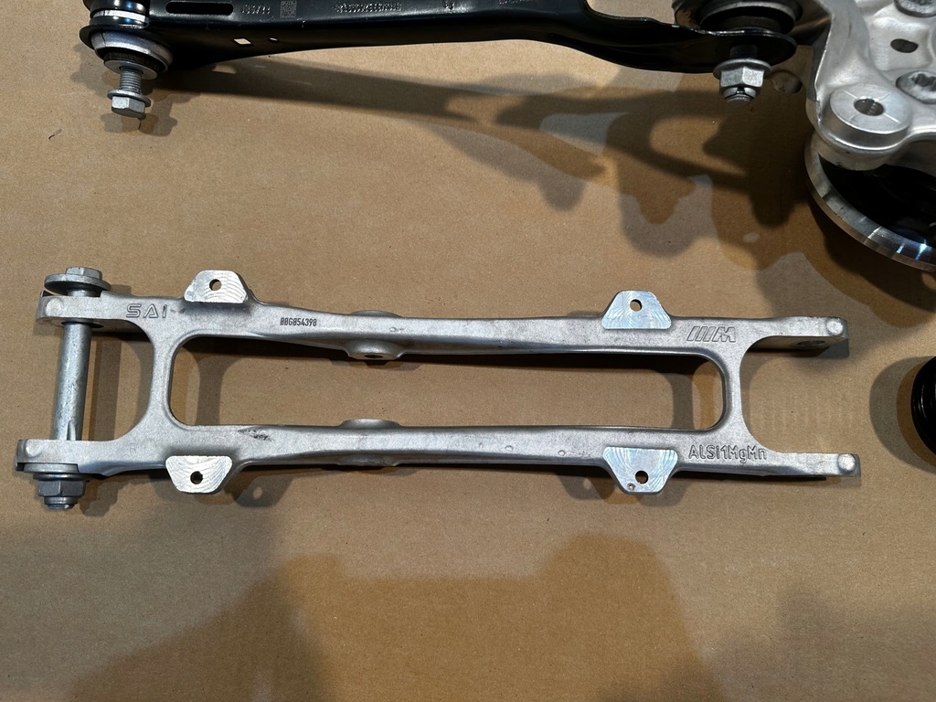 фото №7, Bmw m5 f90 поворотный кулак левый задняя задняя рычаги задние