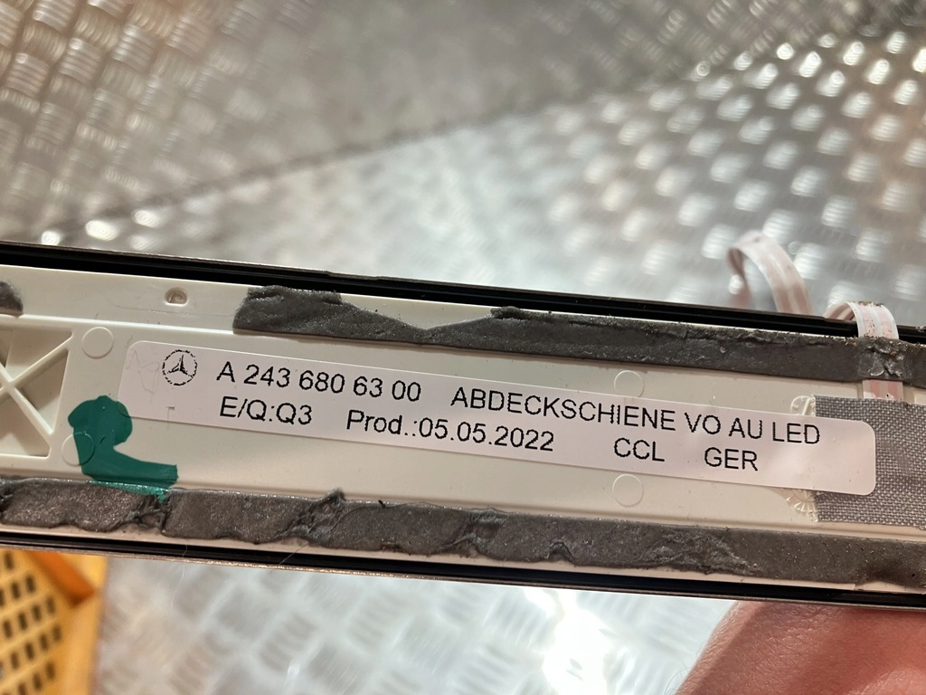 фото №2, Накладки пороговые led mercedes eqb x243 300 4matic kpl