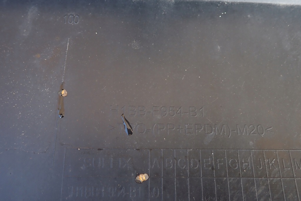 фото №10, Ford fiesta mk8 бампер задняя задний h1bb-17906-a1