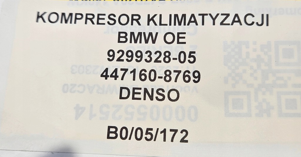 фото №8, Компресор кондиціонера bmw оригінальний номер 9299328-05