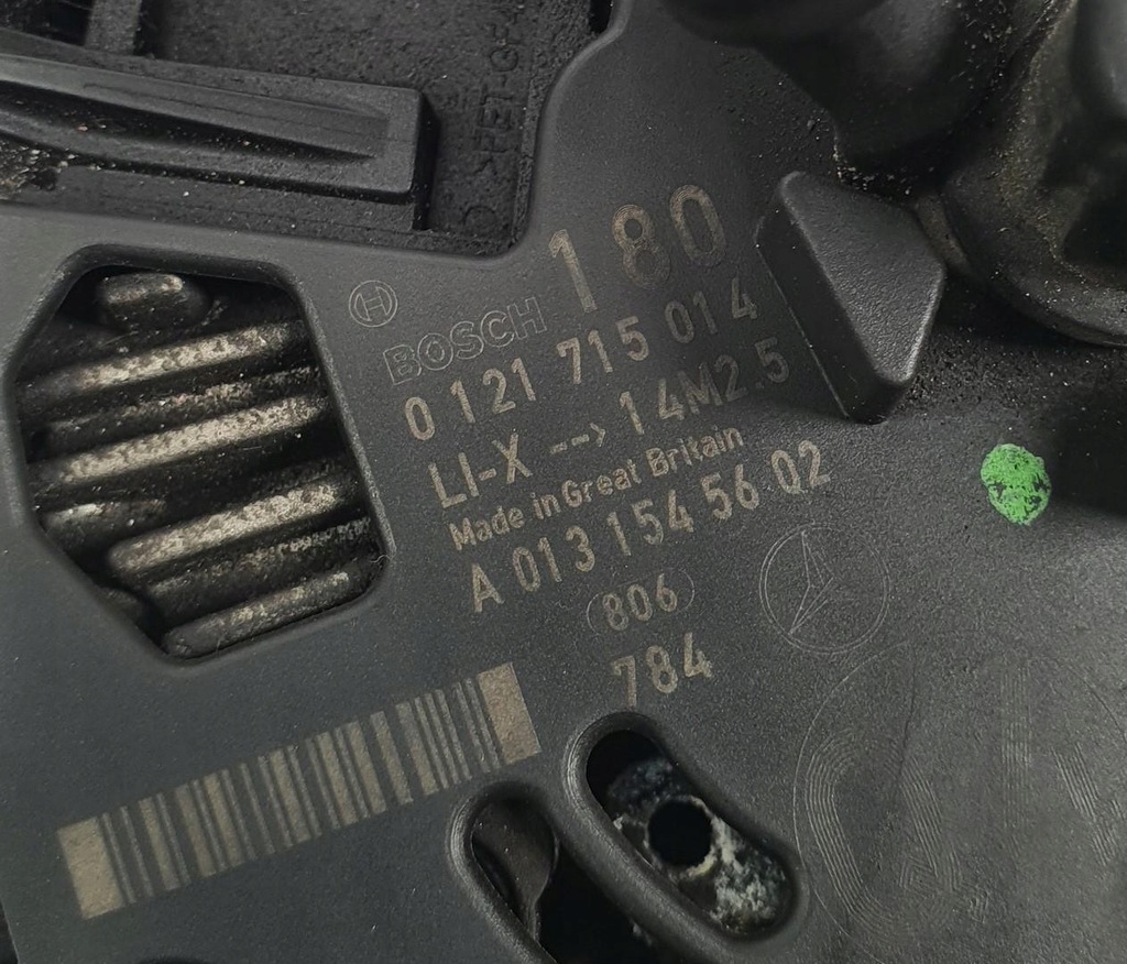 фото №5, Генератор mercedes w204 3.5 v6 a0131545602