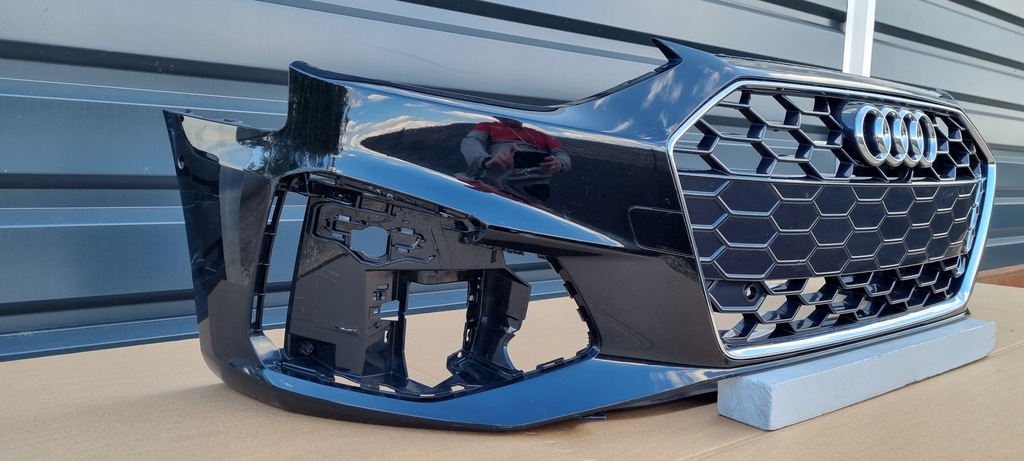 фото №6, Audi a4 b9 lift s-line 2019- бампер перед c045