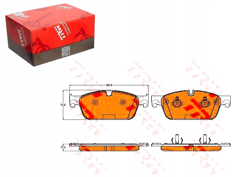 фото №1, Гальмівні колодки гальмівні mercedes перед w166 c292 x166 2,2