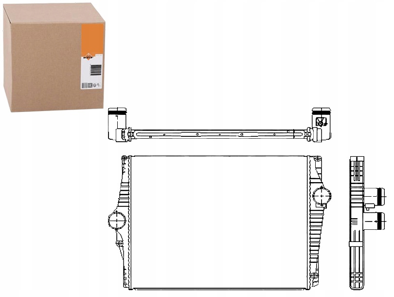 Купить Интеркулер volvo xc90 2.4d 02- nrf