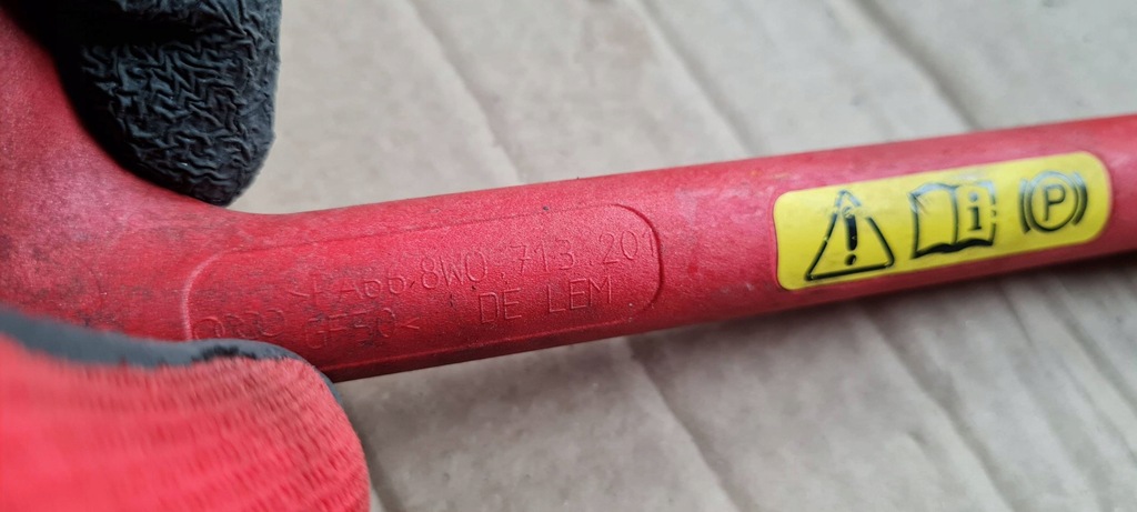 фото №7, S4 b9 8w a4 аварийный ключ разблокировка коробки передач 8w0713201 a5 8w s5