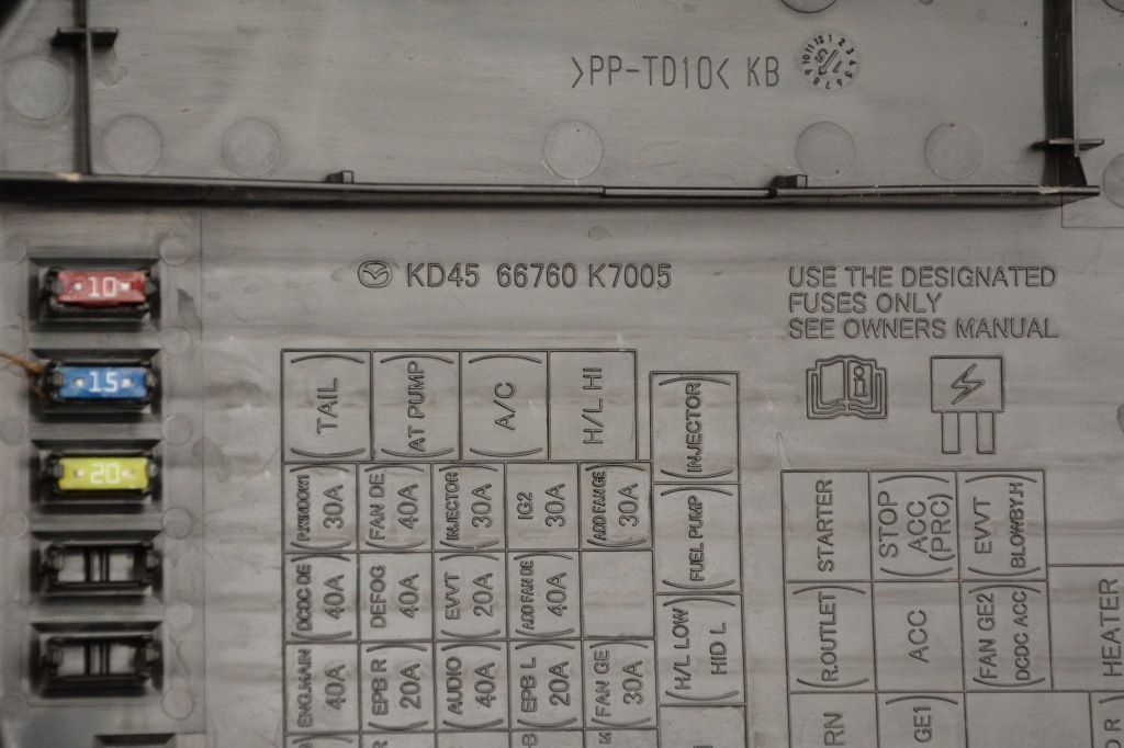 фото №5, Коробка запобіжників електропроводка mazda cx5 2,2d