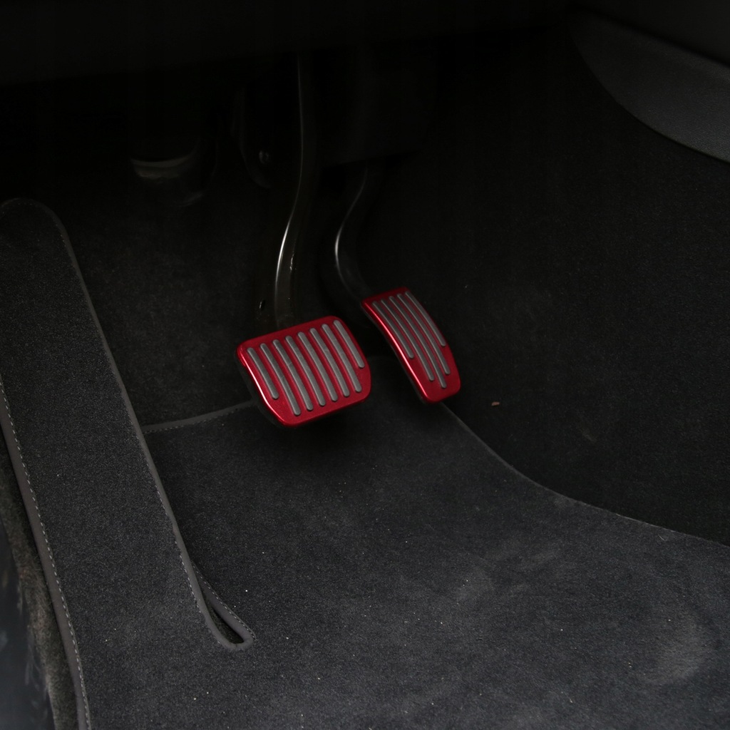 фото №7, Накладки na педали y аксессуары стоп алюминий красный