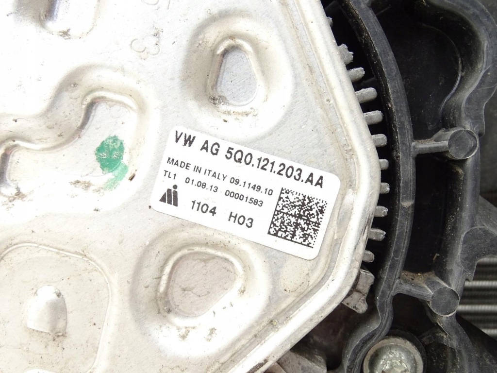 Панель передняя комплектный  радиатор усилитель  2.0 tdi skoda octavia 3 5e 12-17r Оригинал