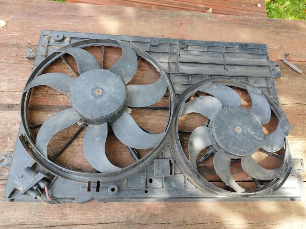 фото №1, Корпус вентилятор радіатора vw audi 1k0121207bc