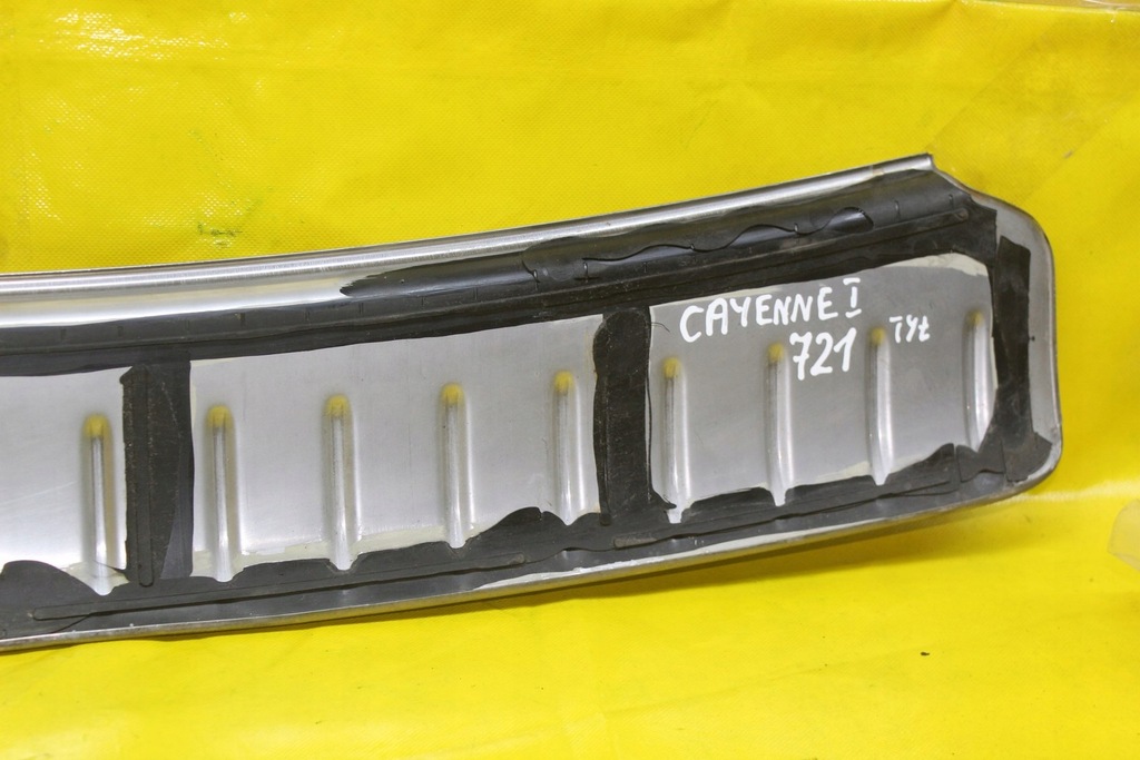 фото №9, Защита бампера задняя хром porsche cayenne i