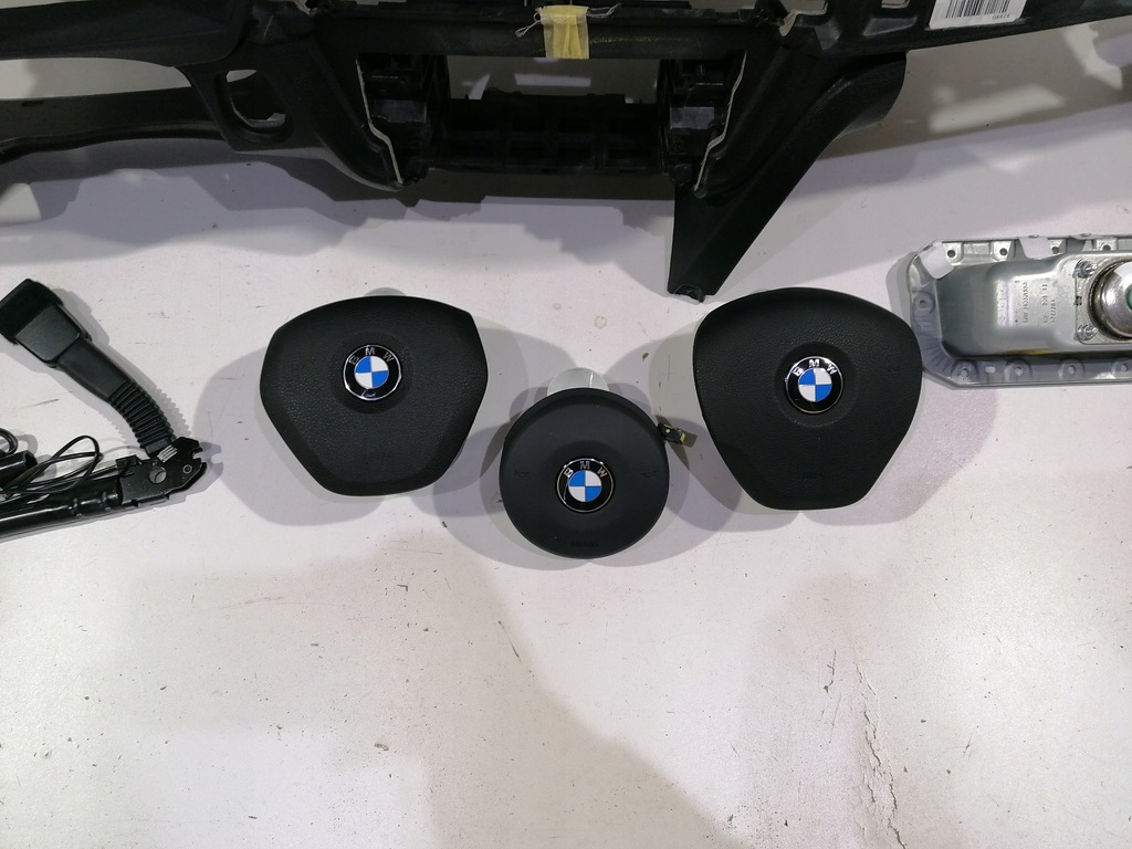 фото №7, Bmw 3 f30 f31 f34 панель приладів консоль подушка безпеки натягувачі