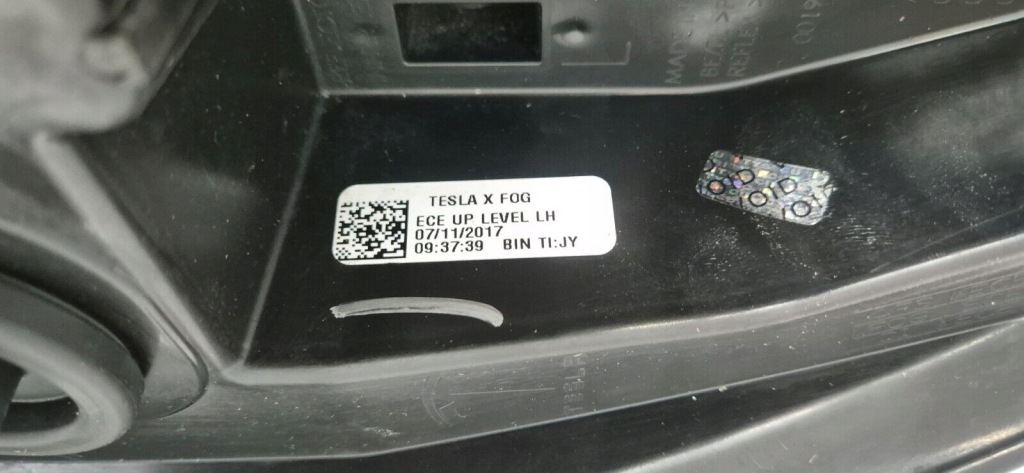 Tesla x led drl протитуманна фара лівий перед 103433000a Доставка