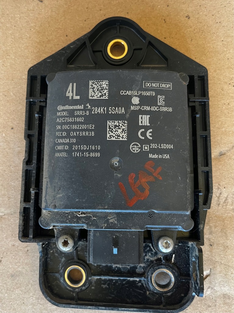 фото №1, Ассистент поперечина движения система контроля слепых зон nissan leaf 284k1 5sa0a