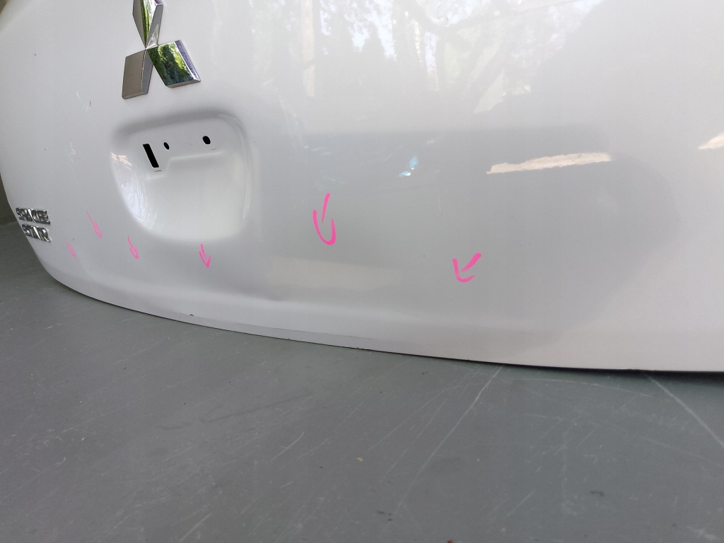 фото №7, Mitsubishi space star ii 2 2012- крышка багажника крышка багажника задняя задняя ÷