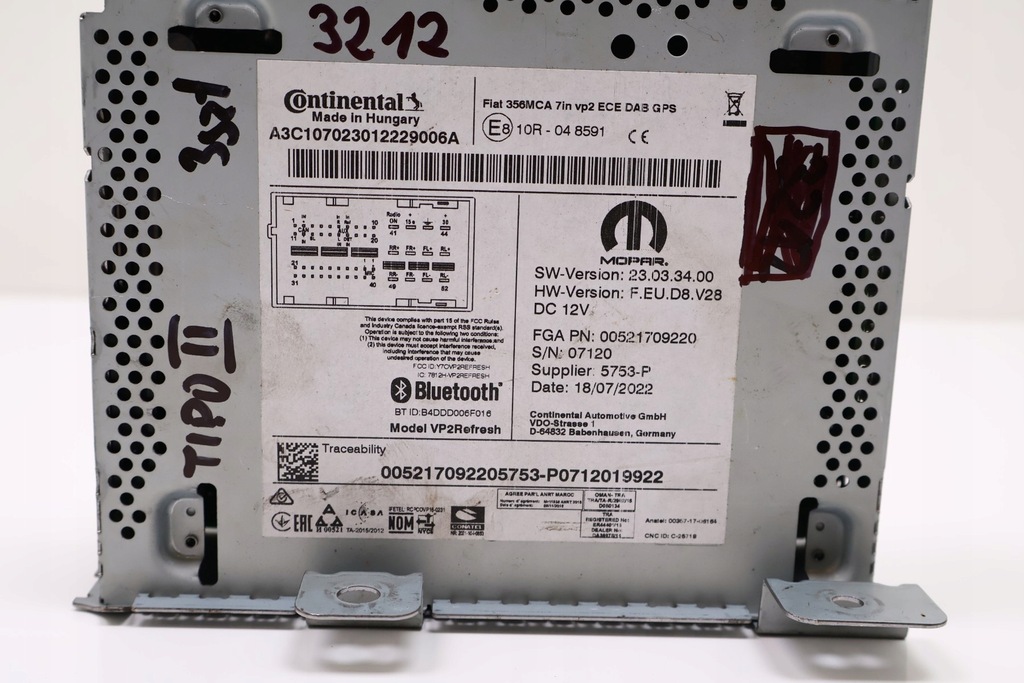 фото №6, Fiat tipo ii радіо '00521709220