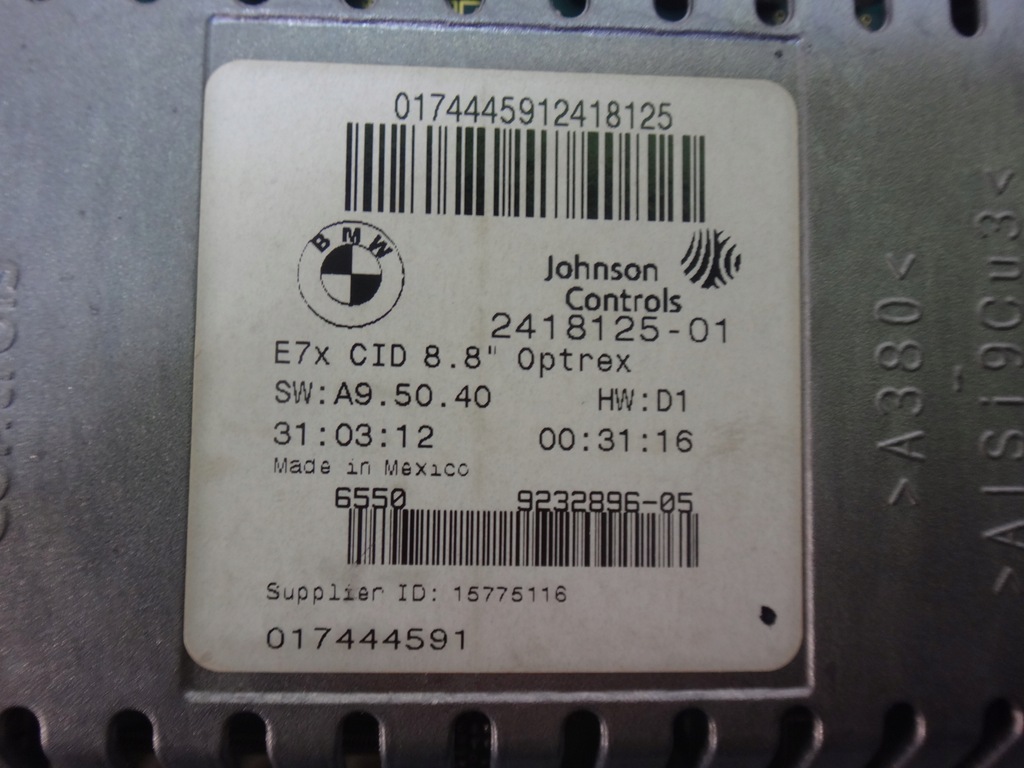 фото №6, Монітор дисплей navi bmw x5 e70 x6 e71 lif lci cic