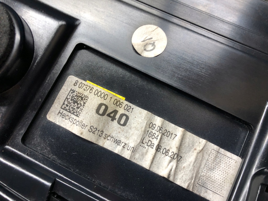 фото №12, Mercedes w213 kombi спойлер спойлер trzeci стоп задний крышки багажника