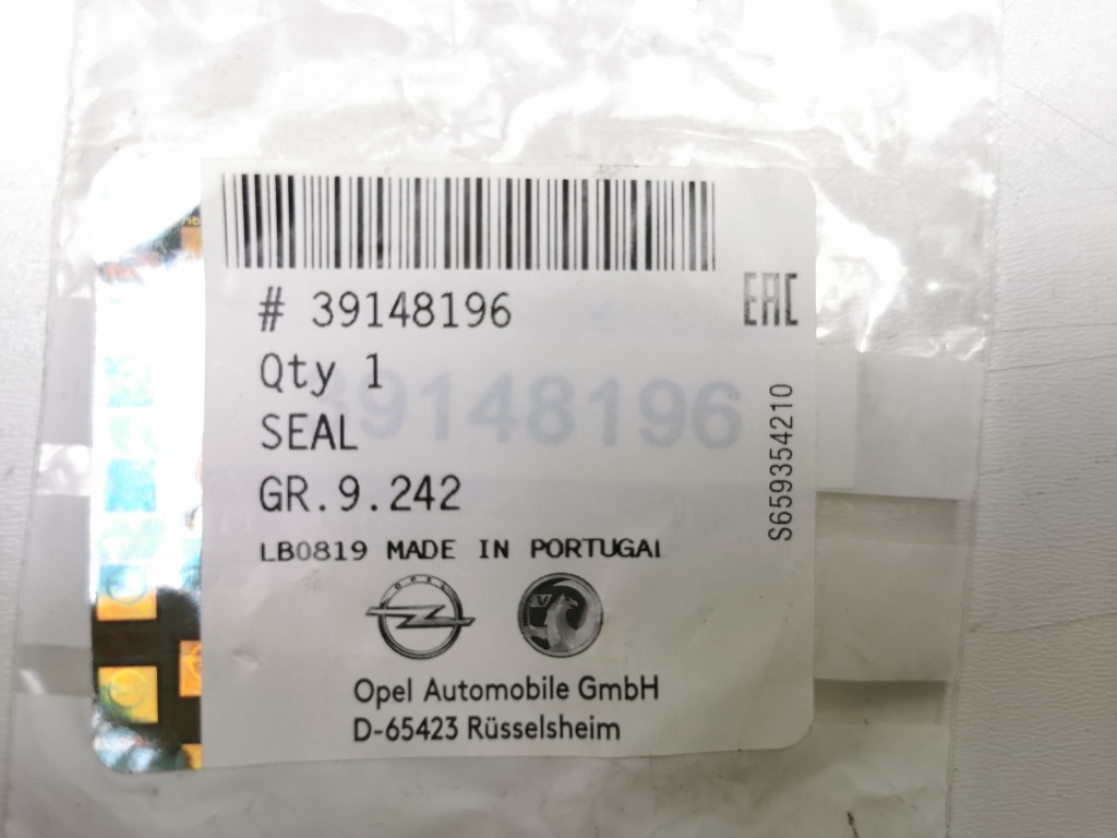 Набір ущільнювачі opel оригінальний номер 39148196 Зі Шроту