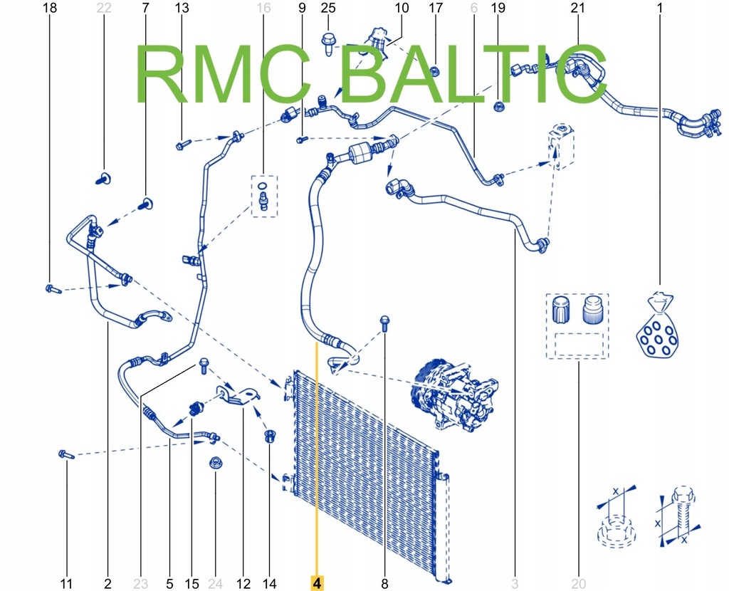 фото №12, Шланг кондиционера dacia jogger sandero iii 924808178r
