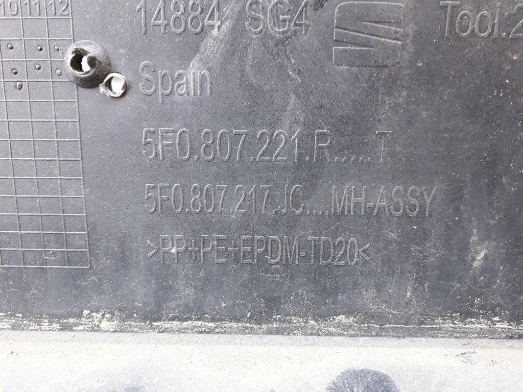 фото №15, Seat leon 3 iii lift 16- бампер передній перед 5f0807221r