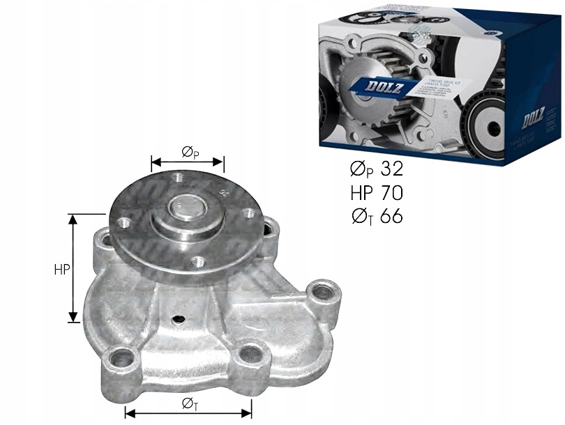 фото №1, Dolz o130 насос wody, охлаждение двигателя