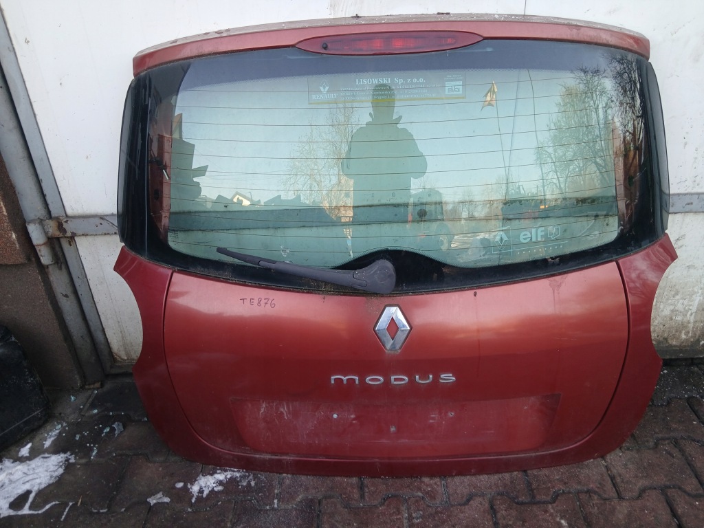 фото №1, Renault modus крышка багажника багажника te876